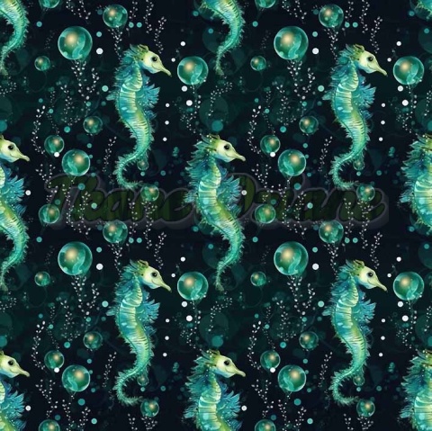 TKANINA DRUKOWANA KONIK MORSKI NR 7