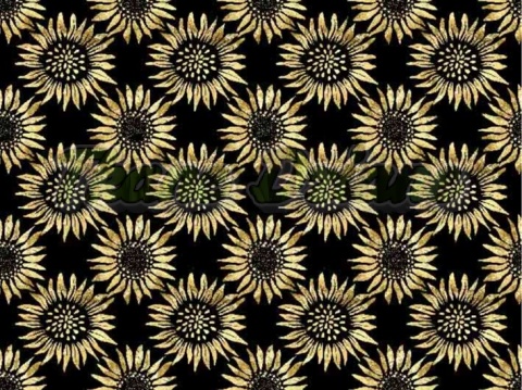 TKANINA DRUKOWANA SŁONECZNIKI NR 2