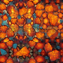 TKANINA DRUKOWANA BURSZTYN NR 10