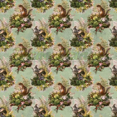 TKANINA DRUKOWANA WIEWIÓRKA NR 5