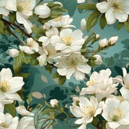 TKANINA DRUKOWANA JAŚMIN NR 13