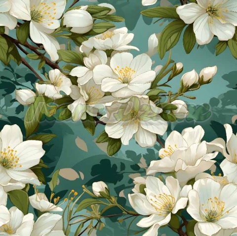 TKANINA DRUKOWANA JAŚMIN NR 13