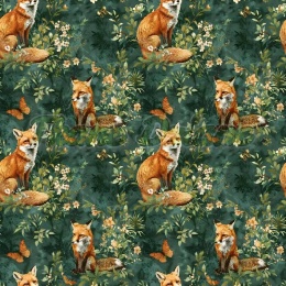 TKANINA DRUKOWANA LISY NR 3