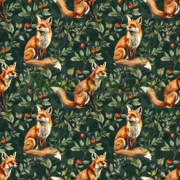 TKANINA DRUKOWANA LISY NR 5