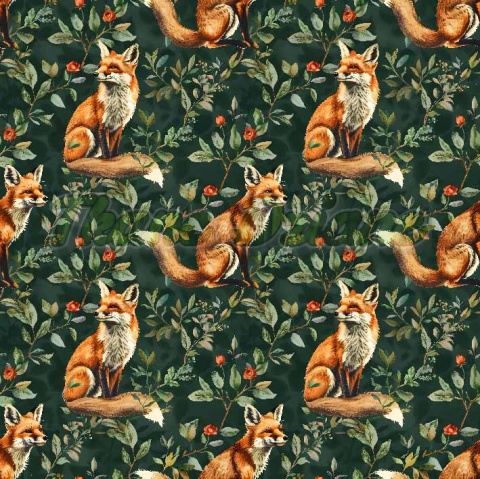 TKANINA DRUKOWANA LISY NR 5