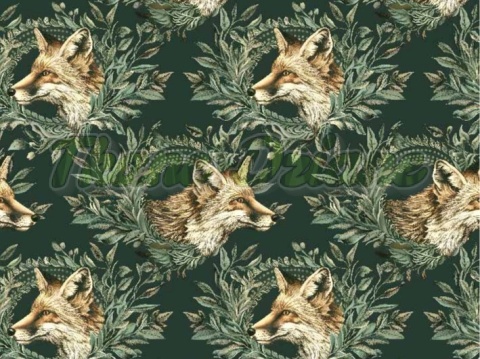 TKANINA DRUKOWANA LISY NR 6