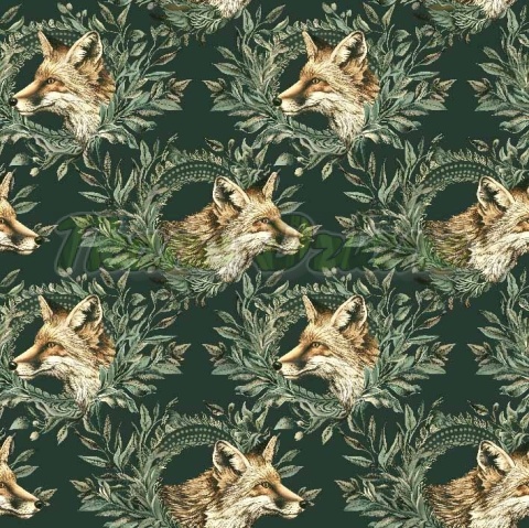 TKANINA DRUKOWANA LISY NR 6