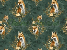 TKANINA DRUKOWANA LISY NR 8