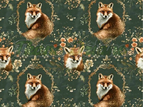 TKANINA DRUKOWANA LISY NR 9