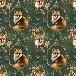 TKANINA DRUKOWANA LISY NR 9