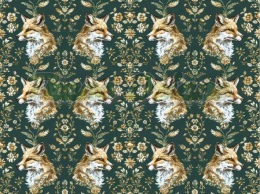 TKANINA DRUKOWANA LISY NR 10