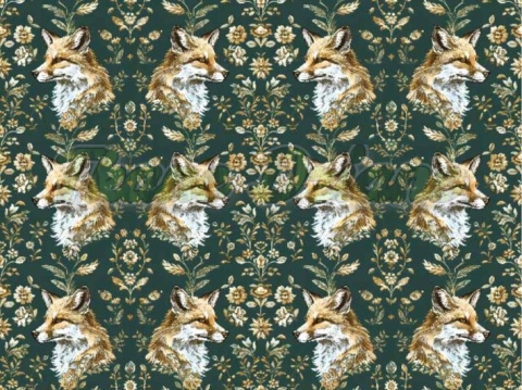 TKANINA DRUKOWANA LISY NR 10