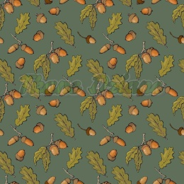 TKANINA DRUKOWANA Z MCHU I PAPROCI NR 11