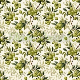 TKANINA DRUKOWANA OLIWKI NR 7