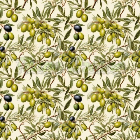 TKANINA DRUKOWANA OLIWKI NR 8
