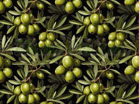 TKANINA DRUKOWANA OLIWKI NR 9