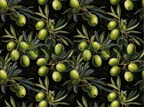 TKANINA DRUKOWANA OLIWKI NR 10