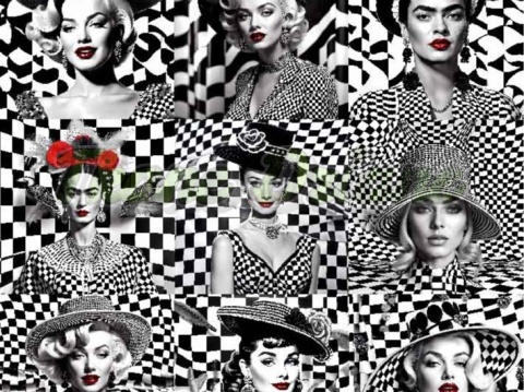 TKANINA DRUKOWANA FRIDA NR 16