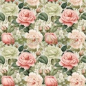 TKANINA DRUKOWANA RÓŻE NR 12