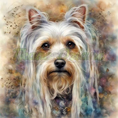 PANEL DRUKOWANY AKWARELOWE PSY -BIEWER NR 98