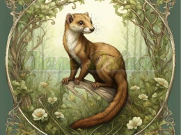 PANEL DRUKOWANY ART NOUVEAU- ŁASICA NR 8