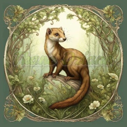 PANEL DRUKOWANY ART NOUVEAU- ŁASICA NR 8