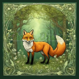 PANEL DRUKOWANY ART NOUVEAU- LIS NR 9