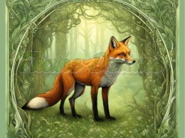 PANEL DRUKOWANY ART NOUVEAU- LIS NR 10