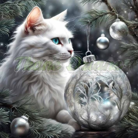 PANEL DRUKOWANY KOTY Z BOMBKAMI NR 6