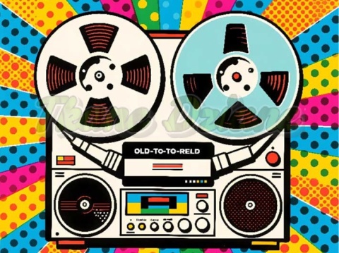 PANEL DRUKOWANY LATA 90 - MAGNETOFON NR 6