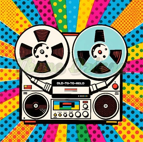 PANEL DRUKOWANY LATA 90 - MAGNETOFON NR 6