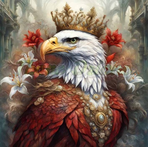 PANEL DRUKOWANY ORZEŁ BIAŁO-CZERWONY NR 4