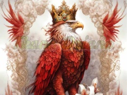 PANEL DRUKOWANY ORZEŁ BIAŁO-CZERWONY NR 6