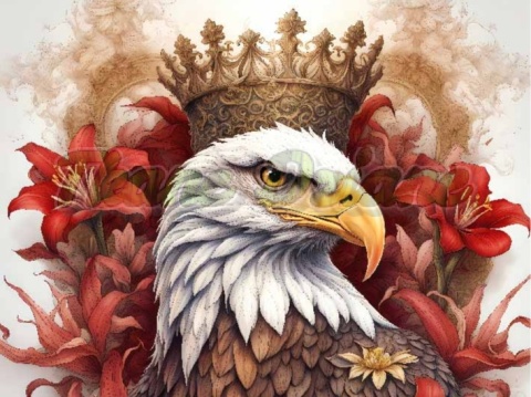 PANEL DRUKOWANY ORZEŁ BIAŁO-CZERWONY NR 8