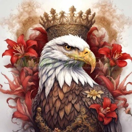 PANEL DRUKOWANY ORZEŁ BIAŁO-CZERWONY NR 8