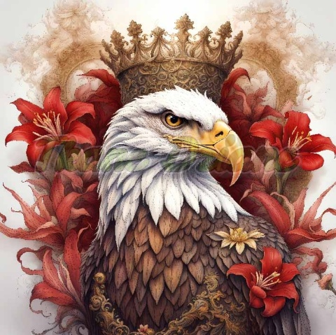 PANEL DRUKOWANY ORZEŁ BIAŁO-CZERWONY NR 8