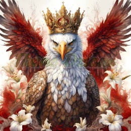 PANEL DRUKOWANY ORZEŁ BIAŁO-CZERWONY NR 9