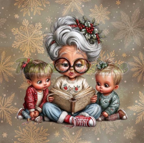 PANEL DRUKOWANY ŚWIĄTECZNE BABCIE NR 2