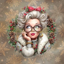 PANEL DRUKOWANY ŚWIĄTECZNE BABCIE NR 4