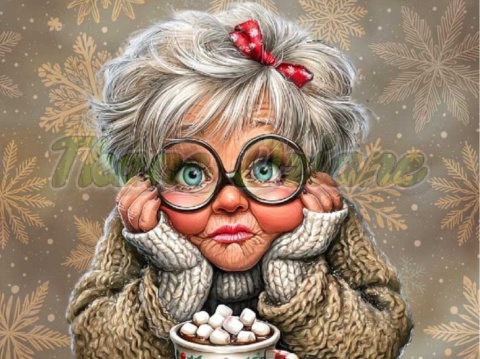 PANEL DRUKOWANY ŚWIĄTECZNE BABCIE NR 5