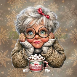 PANEL DRUKOWANY ŚWIĄTECZNE BABCIE NR 5