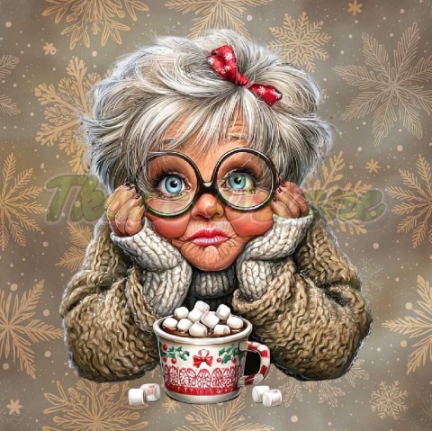 PANEL DRUKOWANY ŚWIĄTECZNE BABCIE NR 5