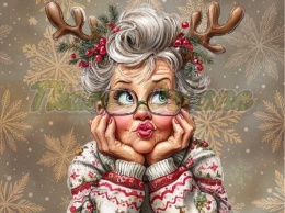 PANEL DRUKOWANY ŚWIĄTECZNE BABCIE NR 6