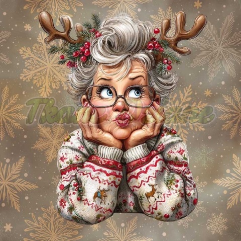 PANEL DRUKOWANY ŚWIĄTECZNE BABCIE NR 6