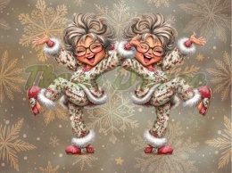 PANEL DRUKOWANY ŚWIĄTECZNE BABCIE NR 7