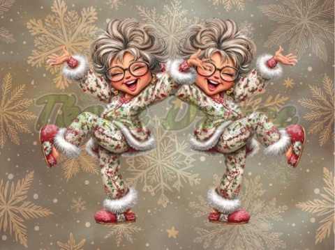 PANEL DRUKOWANY ŚWIĄTECZNE BABCIE NR 7