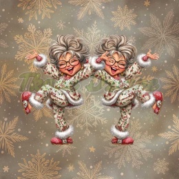 PANEL DRUKOWANY ŚWIĄTECZNE BABCIE NR 7