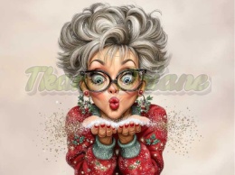 PANEL DRUKOWANY ŚWIĄTECZNE BABCIE NR 10