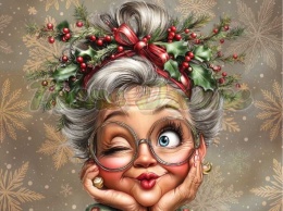 PANEL DRUKOWANY ŚWIĄTECZNE BABCIE NR 1