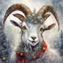 PANEL DRUKOWANY ŚWIĄTECZNE ZWIERZAKI- KOZIOŁ NR 26